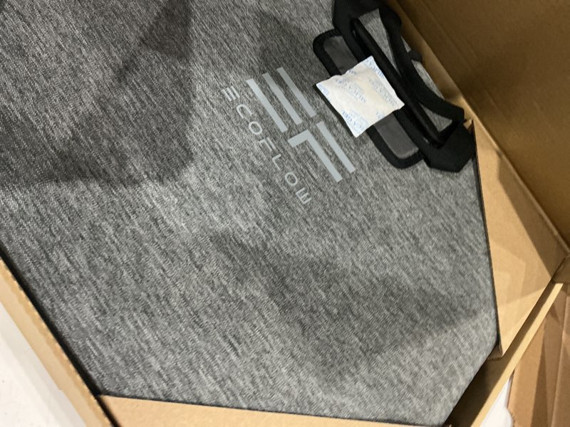 Condition photo showing Good Condition for ef ecoflow 110w portable solar panel, foldable with carry case | high 23% efficiency, ip68 water & dustproof design for camping, rvs, or backyard use 110w solar panel