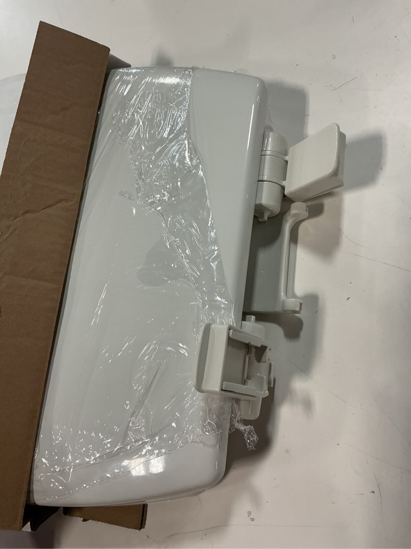 Condition photo showing Good Condition for mayfair by bemis nextstep2 wood white elongated soft close toilet seat