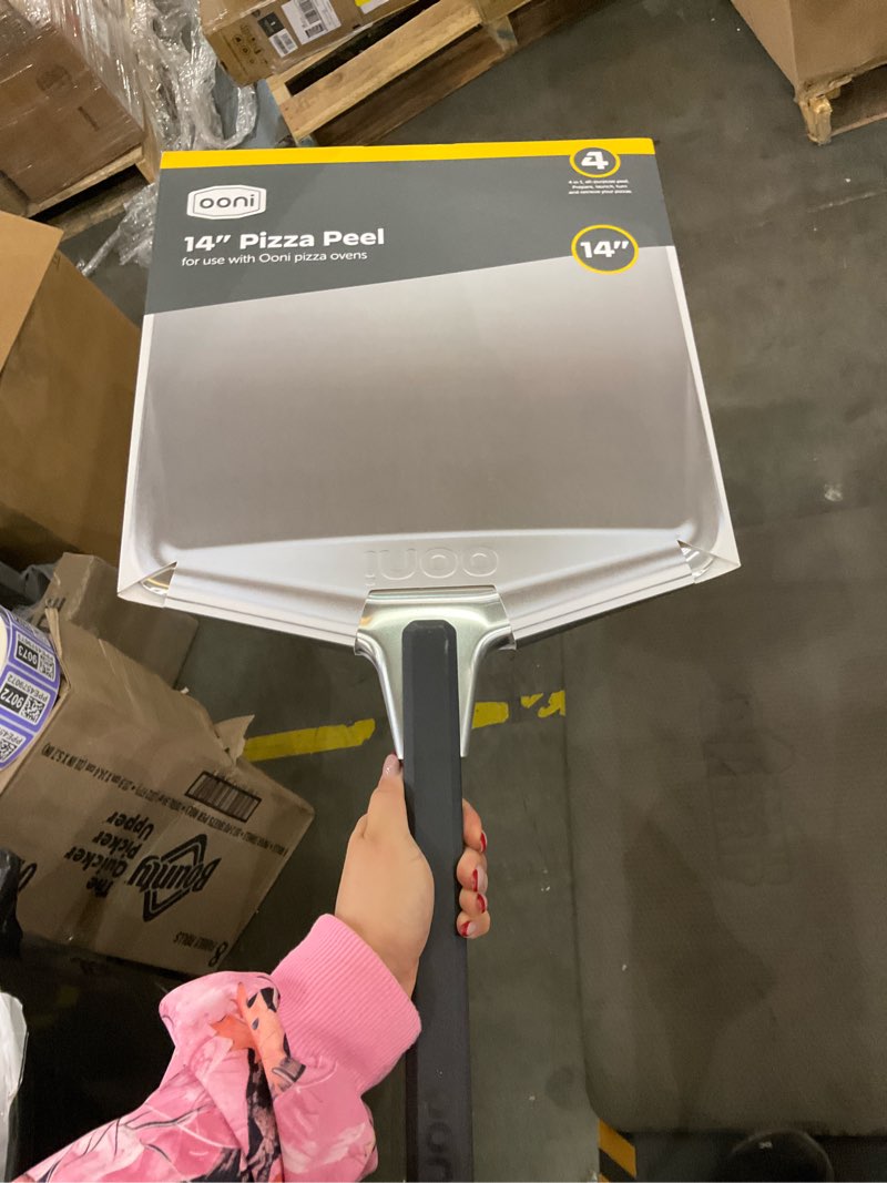 Condition photo showing As Is for ooni 14" Pizza Peel Turning Peel 14" Bamboo Serving Pizza Peel - Essesntial Pizza Oven Accessories Bundle
