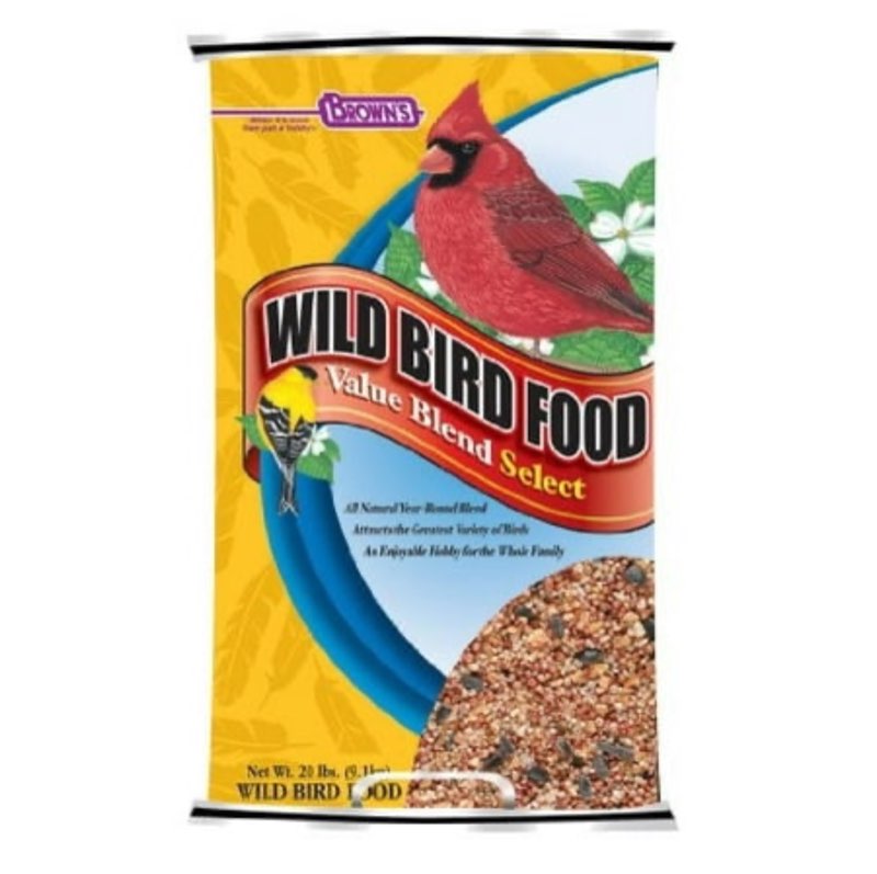 F.M. Brown s (#41003) Wild Bird Food  Value Blend Select  20lb bag