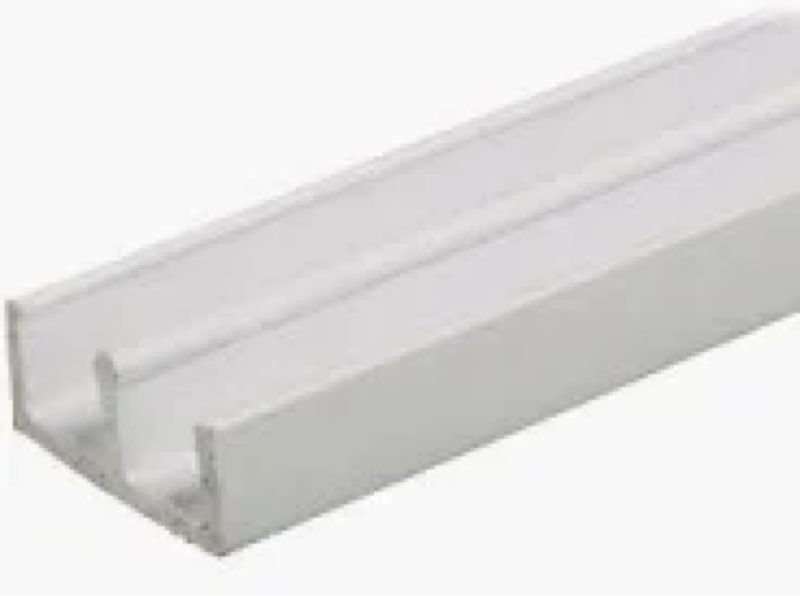 Flush Mount Track Pieces for Patio Door Shades (similar to stock photo)