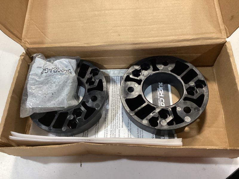 Condition photo showing As Is for Rough Country 2" Bolt-on Leveling Kit for Ford F-150 (2009-2025) & Ford Raptor (2017-2018) - Fits up to 33" Tires