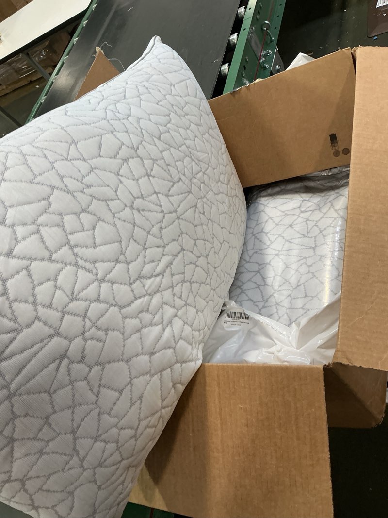 Condition photo showing As Is for COZSINOOR Bed Pillows Queen Size - Premium Down Alternative Pillows Set of 2 for Side, Back, and Stomach Sleepers Cooling Hotel Quality Fluffy Soft Microfiber Fill Breathable Skin-Friendly