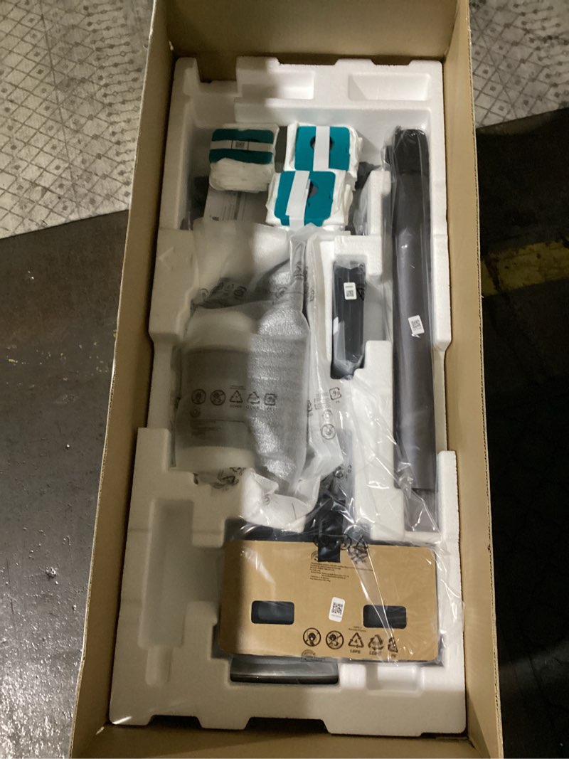 Condition photo showing New/Like New for working verified samsung bespoke jet with all in one clean station cordless pet stick vacuum (convertible to handheld)