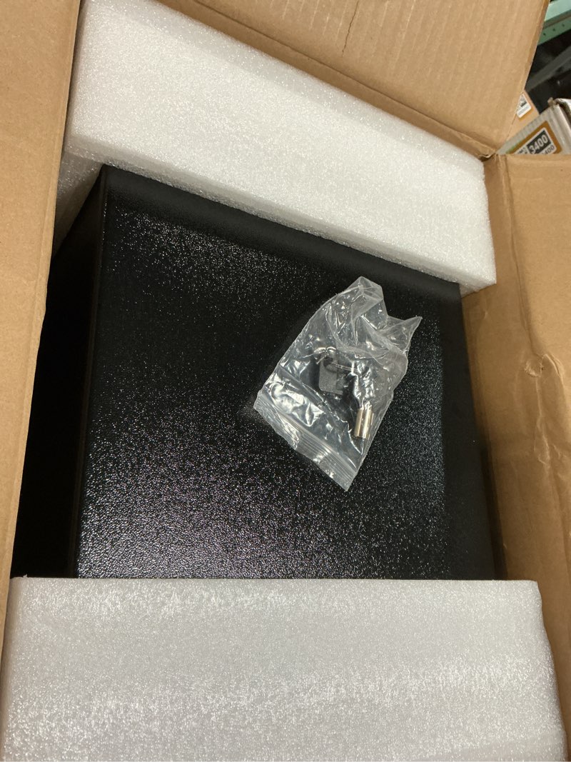 Condition photo showing Good Condition for bonsaii safe, 0.6 cubic safe box with electronic keypad, removable shelf, for valuables jewelry and documents in home, hotel, or business, 9.84" x 13.78" x 9.84" inches, sf002 0.60 cu.ft. (standard)