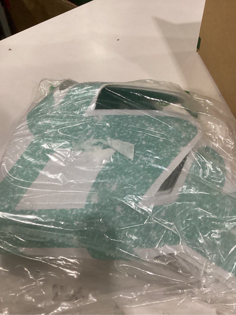 Condition photo showing Good Condition for berlune christmas winter snowflake costume for adult winter christmas cosplay costume light blue snowflake decoration party cosplay outfit, 25" x 28.5"