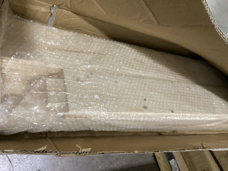 Condition photo showing Good Condition for fredbeck 36in x 84in wood barn door with 6.6ft barn door hardware kit included k shape solid spruce panel need to assembly 36"x84" door + 6.6' track kit wood color