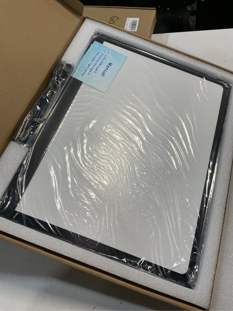 Condition photo showing New/Like New for glass gaming mouse pad with led lights,professional esport mousepad with type c port, ultra-smooth hard surface for office bedroom and gaming, large non-slip silicone base?11.8" x 15.7"?