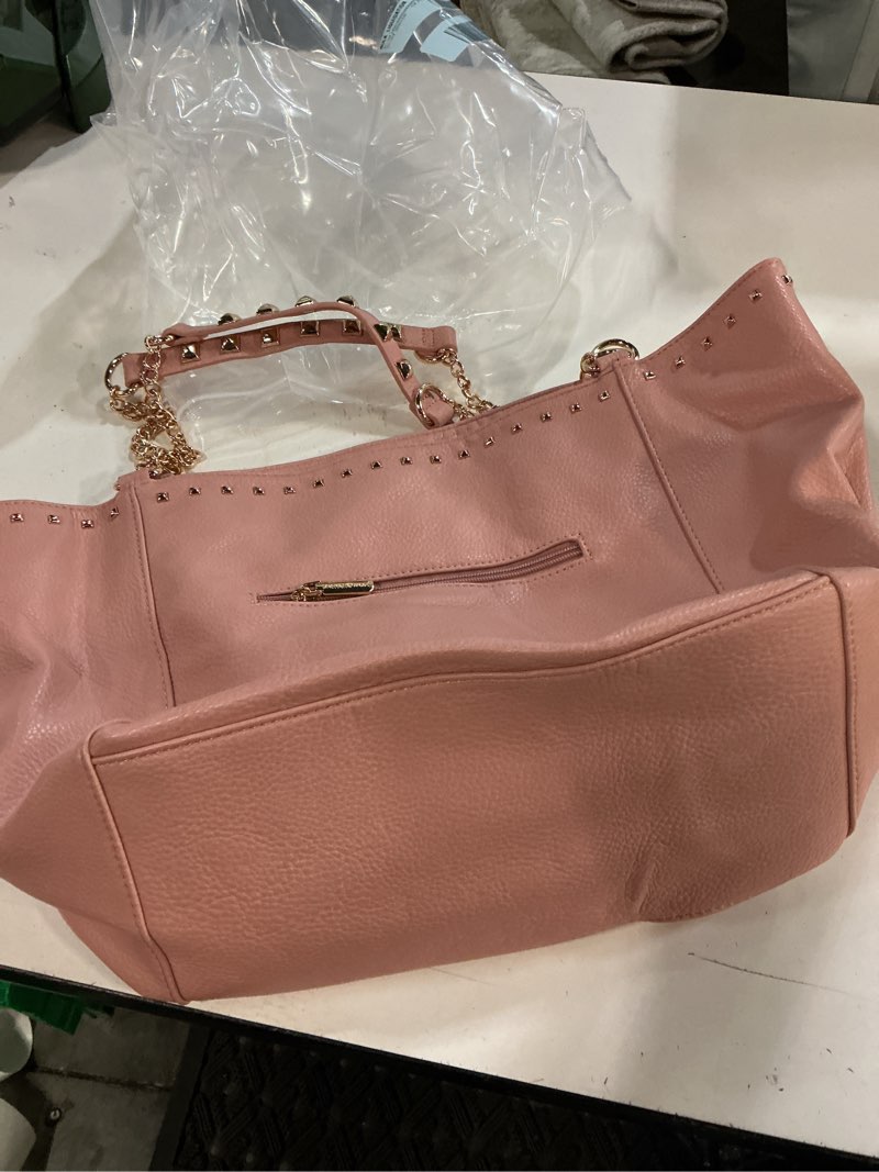 Condition photo showing Good Condition for montana west vegan leather oversized chain tote bag