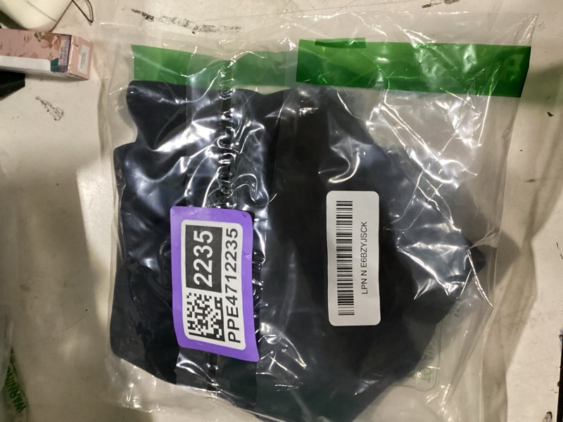 Condition photo showing New/Like New for running girl sports bras for women pack criss cross back sexy strappy sports bra seamless padded yoga bra with removable cups medium black