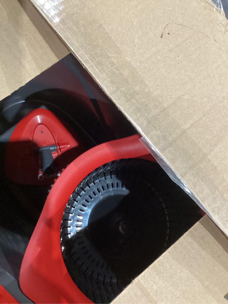 Condition photo showing Good Condition for O-Cedar EasyWring Microfiber Spin Mop, Bucket Floor Cleaning System, Red, Gray, Standard Easywring Spin Mop & Bucket