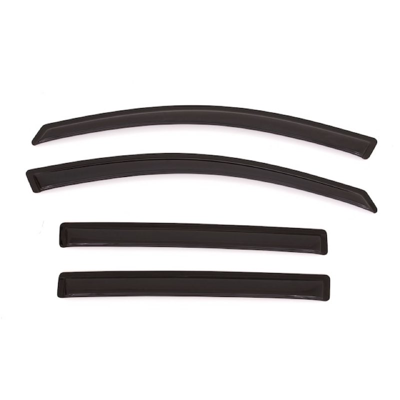 SimilR)))))Front and Rear In-Channel Side Door Window Weather Deflectors in Smoke Black by LUND® - Associated