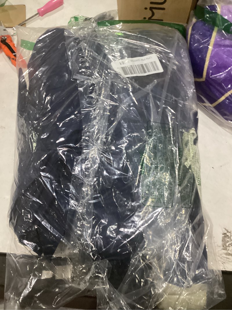 Condition photo showing As Is for moomee bedding duvet cover set 100% washed cotton linen like textured breathable durable soft comfy (solid navy, queen 90"x90") solid navy (no comforter) queen (90"x90")