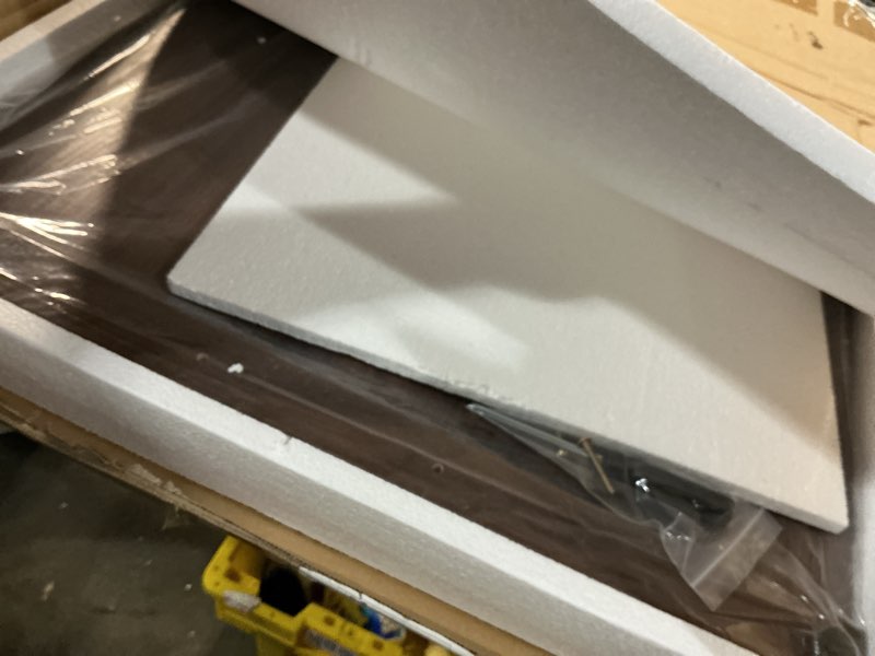 Condition photo showing Good Condition for noodle board stove cover with handles, wood stove top covers for electric stove and gas burners, wooden decorative serving tray kitchen sink cover for counter space (walnut)
