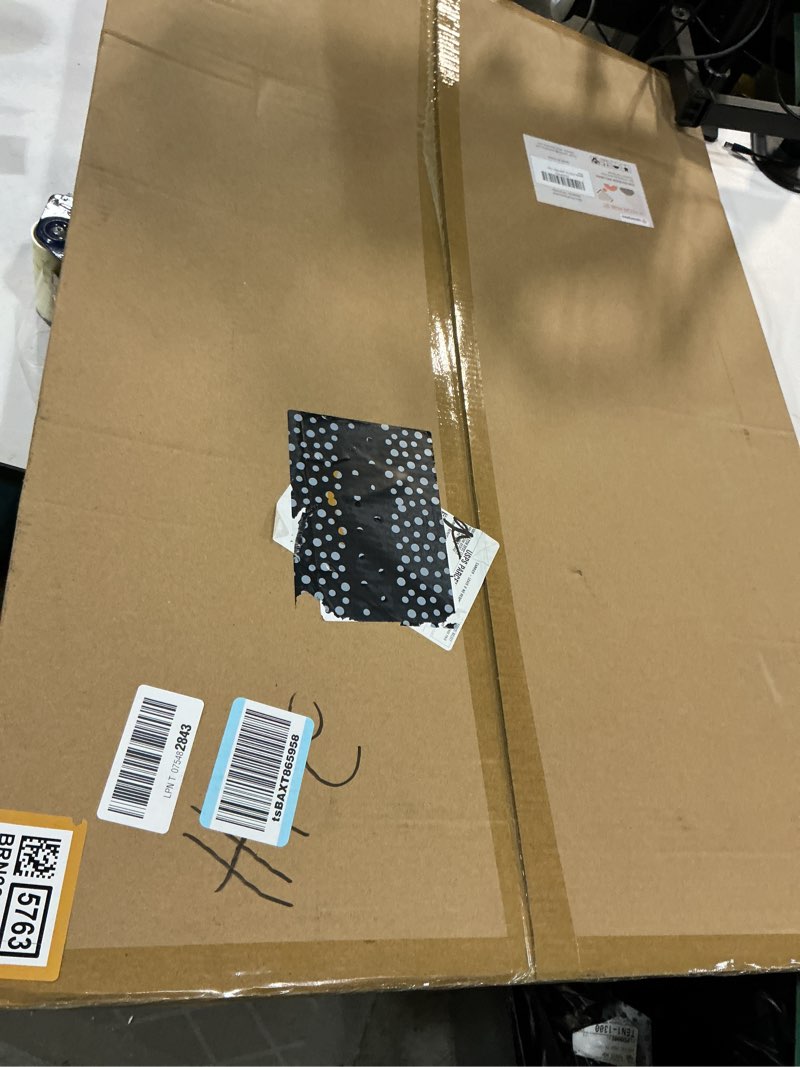 Condition photo showing New/Like New for upsimples 24x36 poster frame, display pictures 20x30 with mat or 24 x 36 without, wall hanging picture frames, black, 1 pack black 24x36