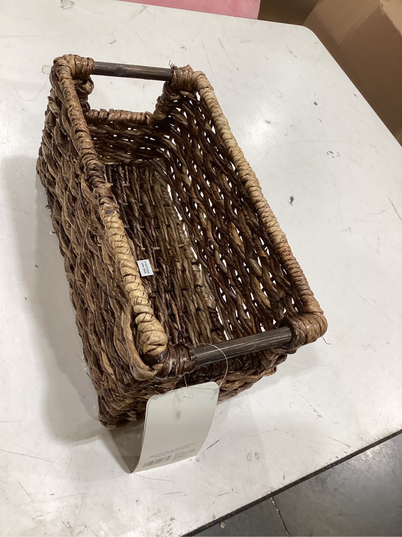 Condition photo showing Good Condition for woven abaca small bin - brightroom™