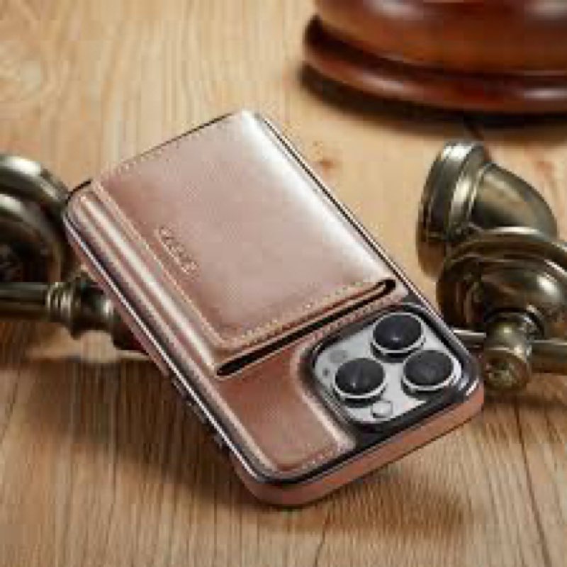 casus wallet case for iphone 16 pro max compatible with magsafe for men women, detachable magnetic wallet phone case with card slot holder for iphone 16 pro max 6.9" (rose gold) iphone 16 pro max (6.9") rose gold