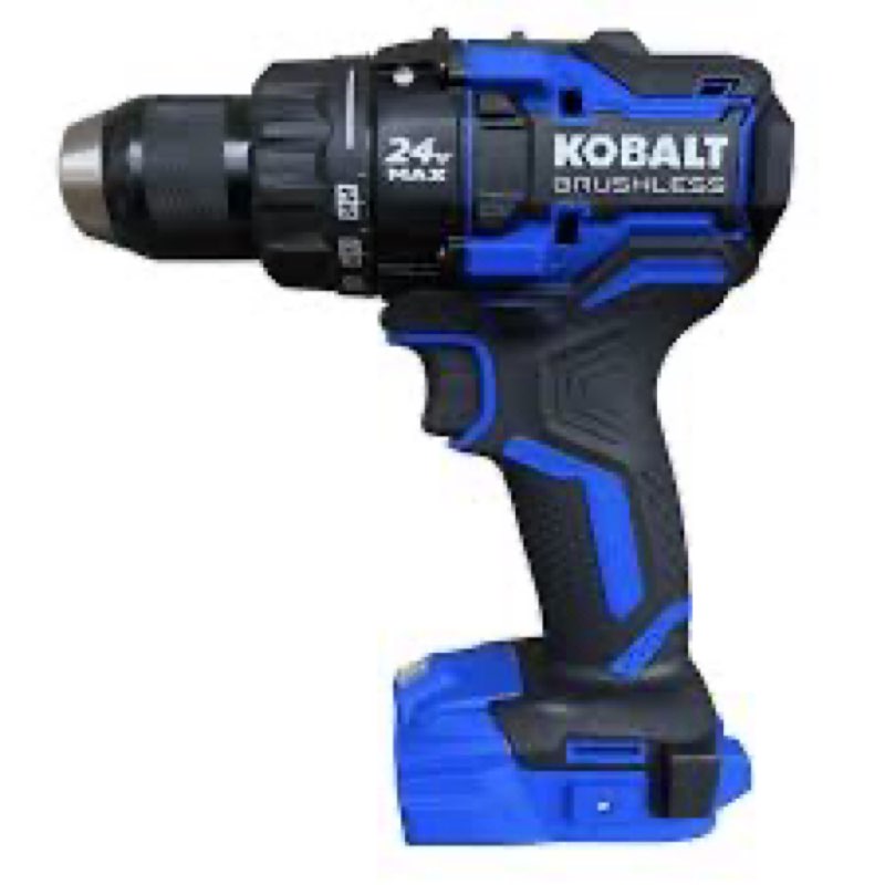 kobalt 24-volt max brushless cordless drill.  