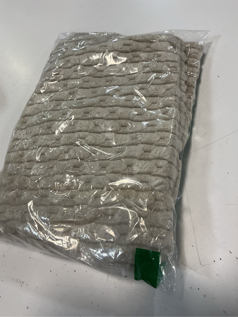Condition photo showing Good Condition for kevin textile 14x36 inch long lumbar 1 pack boho decorative throw pillow cover soft striped corduroy rectangle cushion case farmhouse solid color accent for living room couch sofa bed, beige 36" x 14" (pack of 1) beige