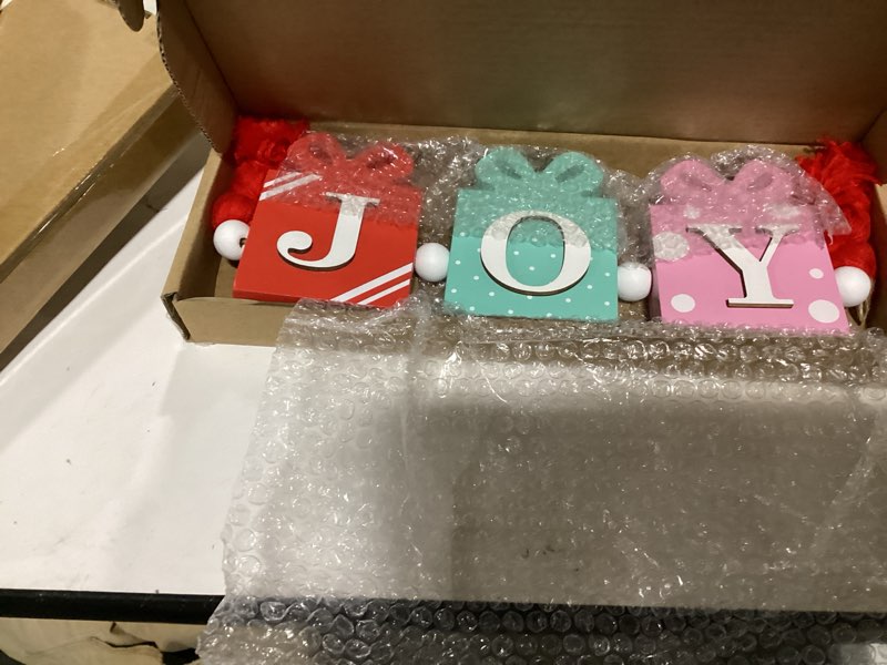 **SIMILAR TO**Christmas Decorations for Home Farmhouse Santa Claus's Reindeer Decor Indoor Wooden Merry Christmas Sign Rustic Winter Vintage Holiday Block Tabletop for Kitchen Xmas Party Mantel Tiered Tray Gift