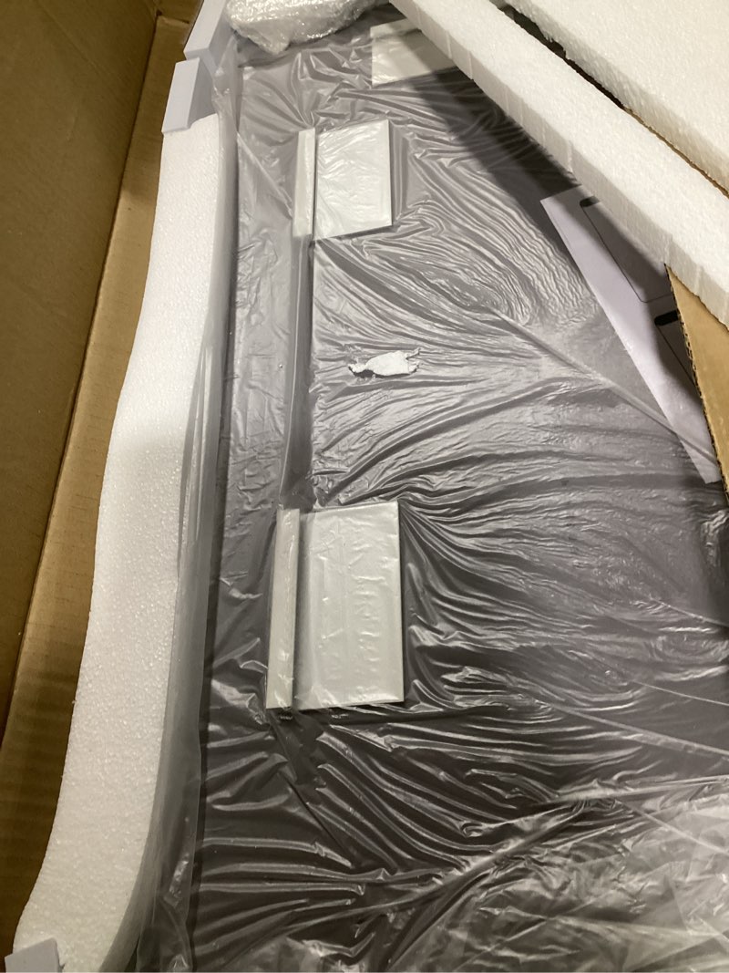 Condition photo showing Good Condition for hasipu bathroom mirror for wall vanity mirror 20"x28"-1pcs, frameless mirror for bathroom sink, rectangle modern horizontal or vertical frameless 28"l x 20"w