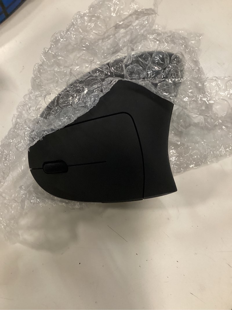 Condition photo showing New/Like New for tecknet ergonomic mouse, wireless bluetooth vertical mouse, 4800 dpi optical tracking, 6 adjustable dpi, quiet clicks, 2.4ghz with usb a receiver, 12 months battery, 6 buttons, wide compatibility
