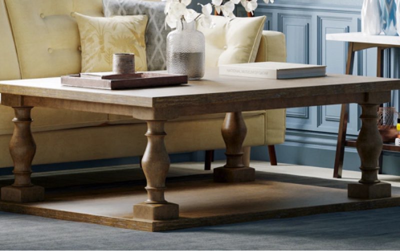 Ophelia & Co. Solid Wood  Full Assembled Rectangular Coffee Table - Mid-Century Modern Styling