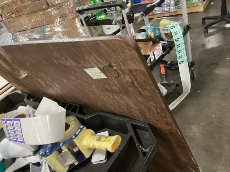 Condition photo showing As Is for 32”x47” table top