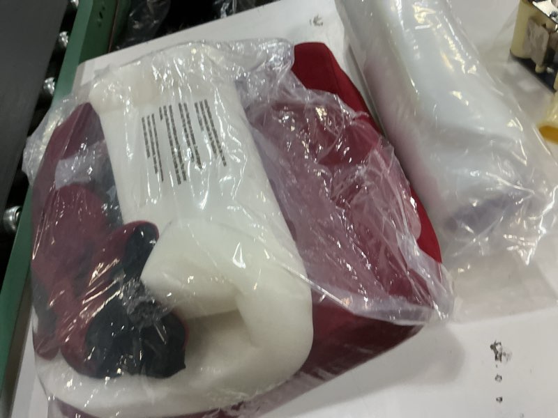 Condition photo showing Good Condition for chair cushions for dining chairs, 2\\\" thick seat cushions for kitchen chairs, d-shaped chair pads with washable cover, ties and non slip backing, 17'' x 16'', set of 3, red 3 count(pack of 3) red