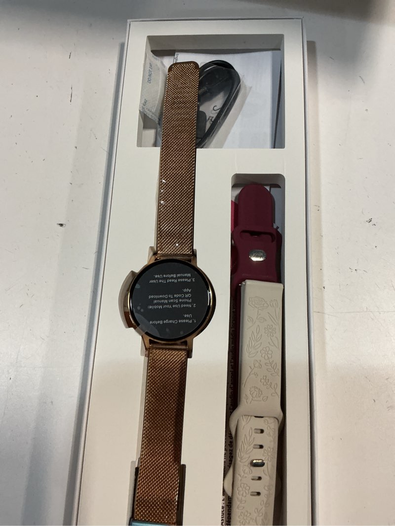 Condition photo showing New/Like New for Smart Watches for Women, 1.27? AMOLED Fitness Tracker with Heart Rate SpO2 Sleep Monitor, 3 Bands, 1