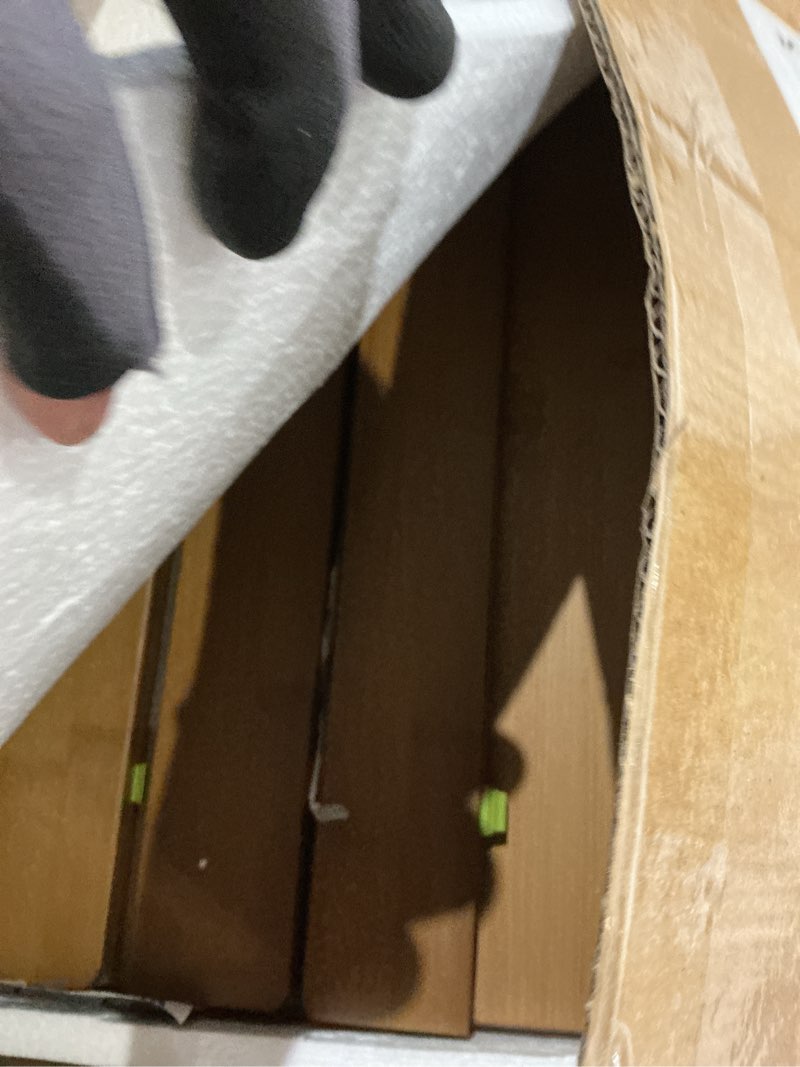 Condition photo showing Good Condition for wire shelf covers, bamboo wire rack covers for pantry, closet (4pcs, 26" w x 12" d) 26"w x 12"d 4