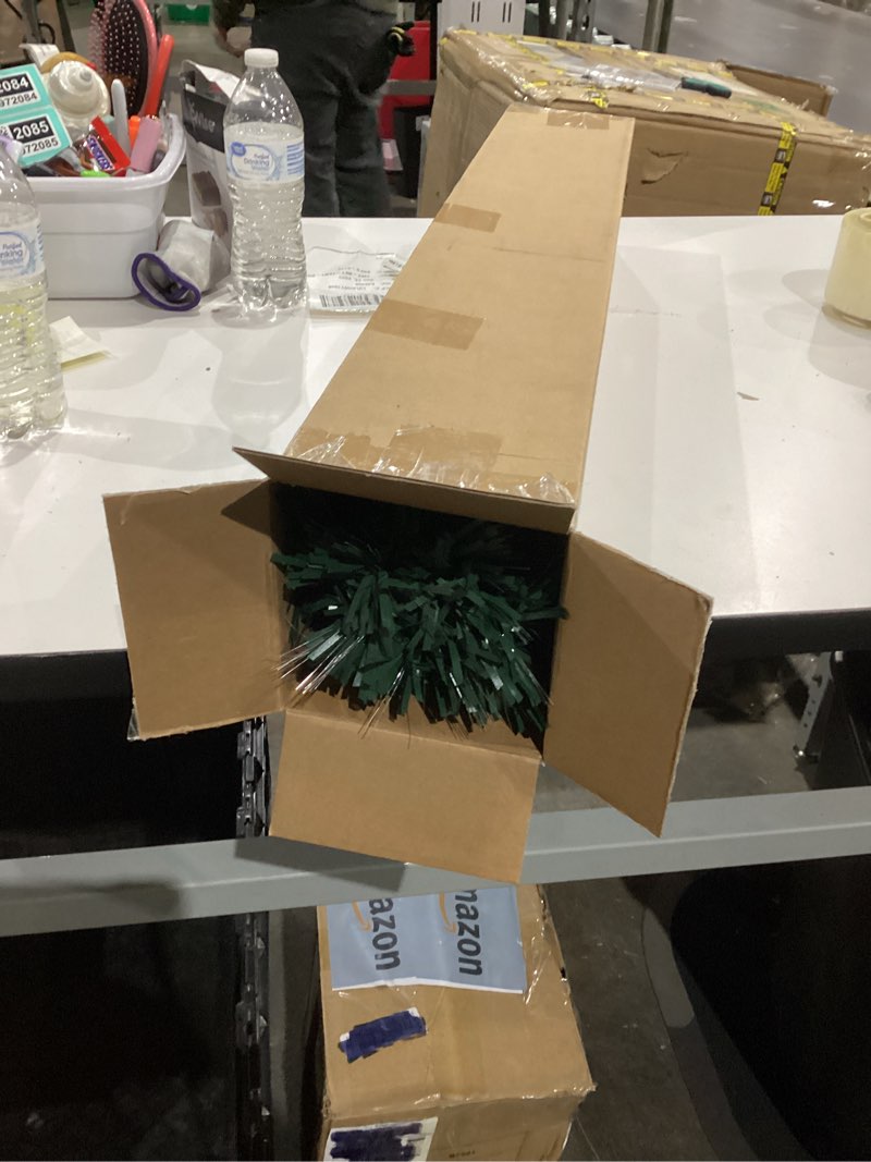 Condition photo showing Good Condition for 3ft Green Fiber Optic Christmas Tree,Prelit Artificial Tabletop mini Christmas Tree,Star,Butterfly and Ball Ornaments for Best Holiday Home Decorations