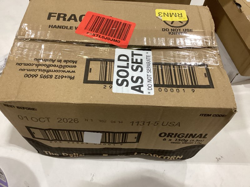 Condition photo showing New/Like New for Real Foods Organic Corn Thins - Case of 6 - 5.3 oz.