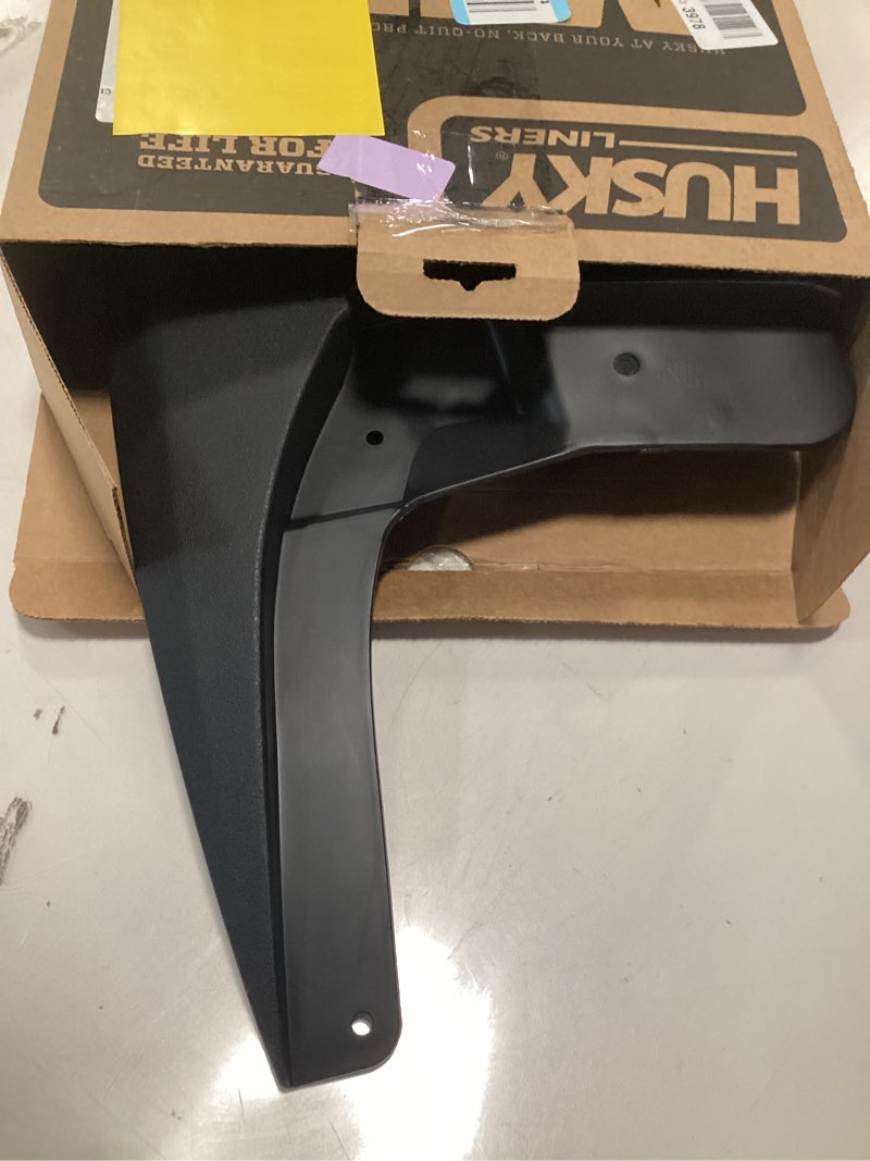 Condition photo showing As Is for Husky Liners Custom Mud Guards | Fits 2009 - 2024 Dodge Ram 1500 (19-24 Classic Body Only) 2010 - 2018 Dodge Ram 2500/3500, w/out OEM Fender Flares | Rear, 2-pc Black - 57151 Custom Rear Mud Guards Without Fender Flares