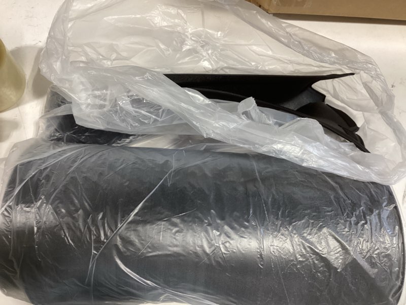 Condition photo showing Good Condition for luckeasy rear trunk side protective cover for tesla model y juniper 2026 2025 new 5 seat standard & premium & performance trunk left & right panel protection tpe velcro stick cargo mat black