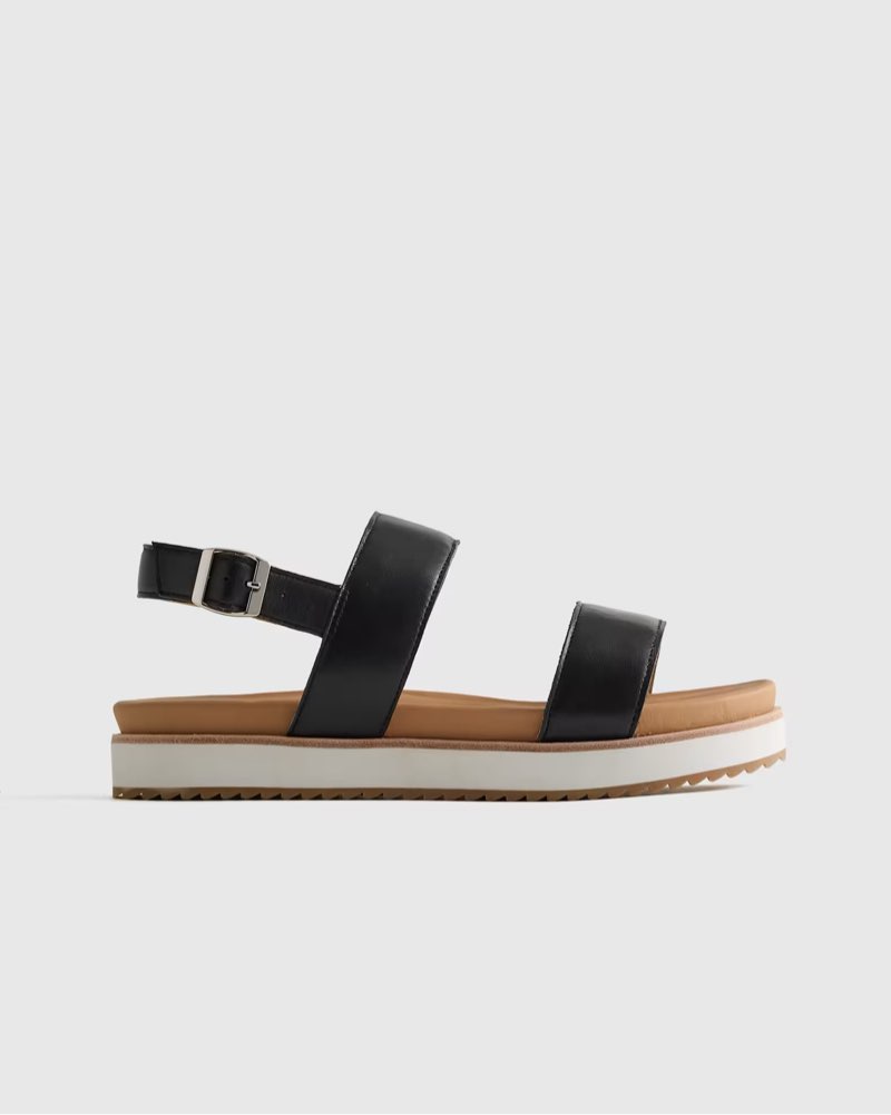 Italian Leather Platform Sandal size unknow