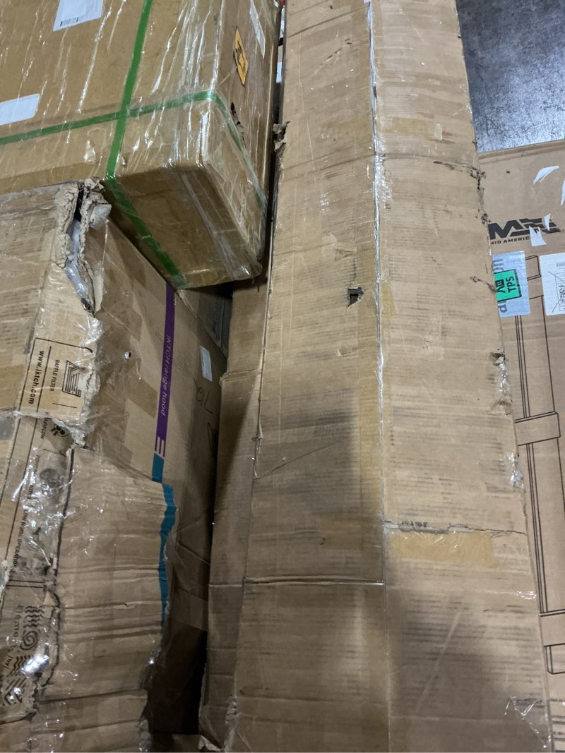 Condition photo showing Good Condition for Tribesigns 70.9" Extra Long Entryway Table, Farmhouse Wood Console Tables with Storage Shelf, Modern Rustic Sofa Foyer Tables for Entryway, Behind Couch, Living Room, Entrance, Brown Light Brown