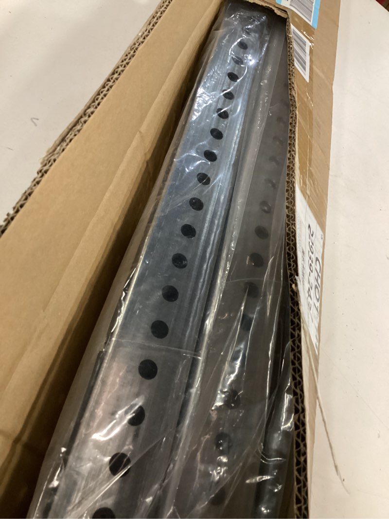 Condition photo showing Good Condition for 9.45 ft H x 2 in W Square Sign Post with 7/16” Dia Mounting Holes Galvanized Steel Posts Outside Rust Resistant Breakaway Industrial Metal Pipe Tubing for Parking, Street Sign Stand 1 Silver 9.45 ft X 2 in