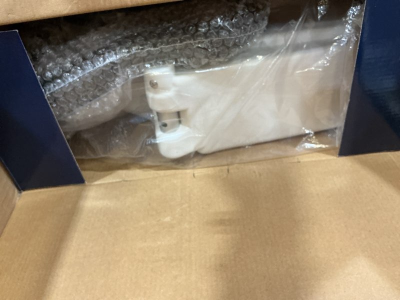 Condition photo showing New/Like New for drive medical 2-in-1 raised toilet seat with removable padded arms - elevated bathroom safety support - secure locking attachment - easy height assistance - durable construction, standard toilets
