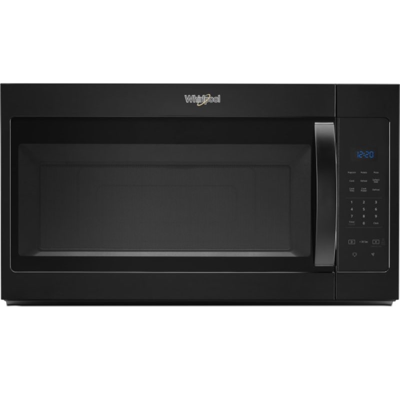 Whirlpool - 1.7 Cu. Ft. Over-the-Range Microwave - Black