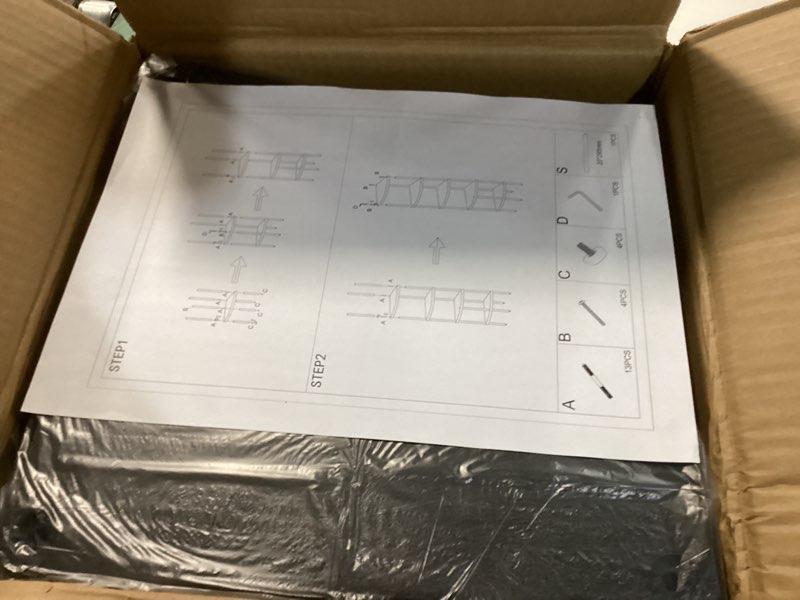 Condition photo showing New/Like New for Qupui 5 Tier Corner Shelf Stand, Tall Display Rack Multipurpose Shelving Unit, Storage Home Decor Organizer Shelves for Bedroom Living Room, Black 5-tier Black