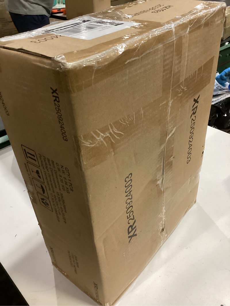 Condition photo showing New/Like New for nightstand, boho night stand with 1 drawer, modern side accent table with open shelf, wooden top bedside end table for bedroom, living room, natural