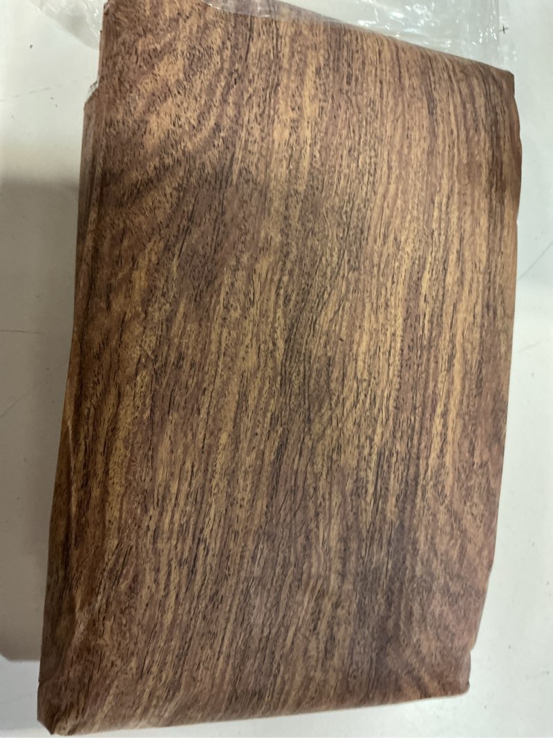 Condition photo showing Good Condition for smiry rectangle table cloth, waterproof vinyl tablecloths with flannel backing, wipeable spillproof plastic wood grain table cover for dining, indoor and outdoor (brown, 60" x 120") brown 120" x 60" (rectangular)