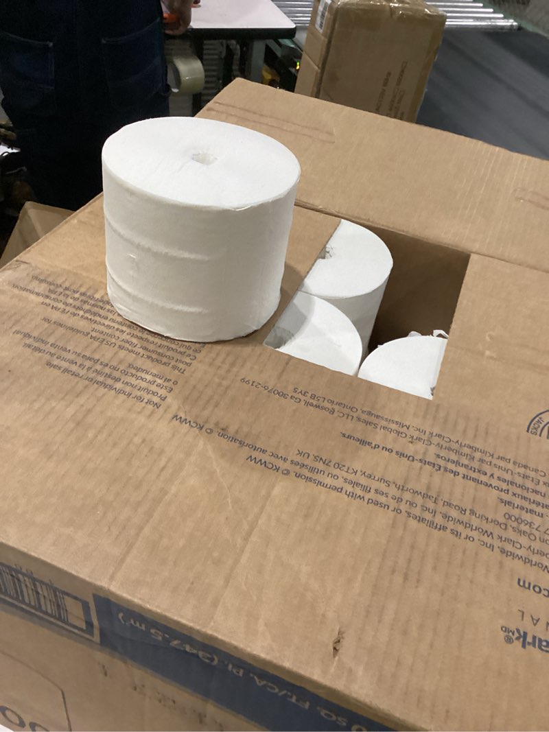 Condition photo showing New/Like New for scott professional essential coreless high-capacity standard roll toilet paper, bulk (04007), 2-ply, white (36 rolls of 1,000 sheets, 36,000 sheet total) coreless toilet paper