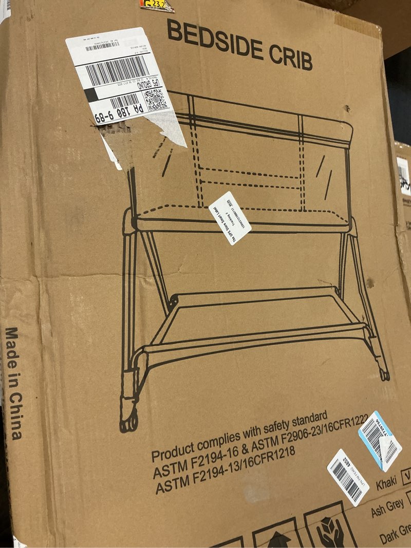 Condition photo showing Good Condition for fodoss baby bassinets bedside sleeper - bed side bassinet newborn with wheels, storage tray, 4-sided mesh, 7 height adjustable, beige