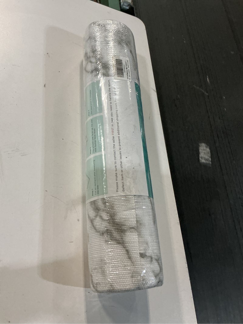 Condition photo showing New/Like New for COAVAS Shelf Liner for Cabinets & Drawers Non Slip, No Adhesive Drawer Liners for Dresser, Kitchen, Shelves, Thick Shelf Paper Waterproof, Cut-to-Size (Marble, 17.5IN x 20FT) Marble 17.5"W x 236.2"L