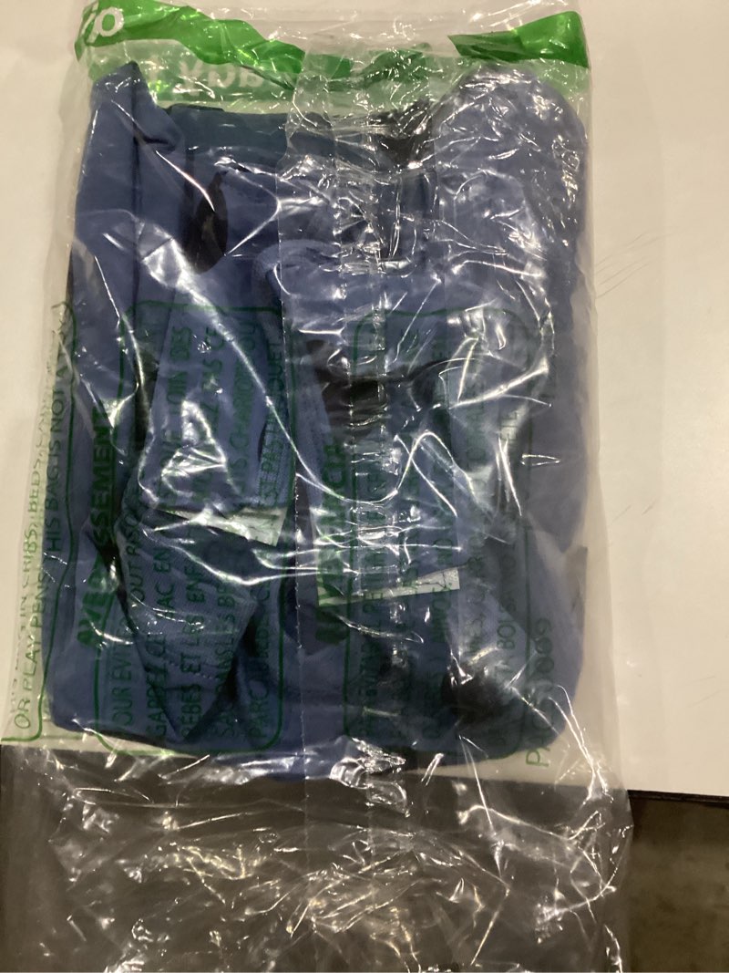 Condition photo showing As Is for Medium Dog Recovery Suit with Pee Hole, Professional Dog Surgery Suit Post Spay, Neuter, Abdominal Surgical Suit for Male Female Dogs, Can Prevent Licking Soft Breathable Cotton Covers Wound (Blue) Medium Blue