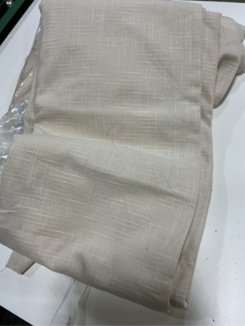 Condition photo showing Good Condition for quince cotton slub curtain blackout single panel 48 in x 96 in