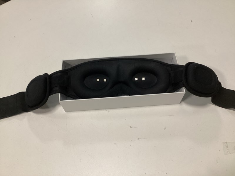 Condition photo showing As Is for AHUIARGY Pro Sleep Mask with Headphones Bluetooth 5.4-3D Zero-Pressure Design Adjustable Sleep Headphones for Side Sleepers 100% Light Blocking Sleep Headphones with White Noise Sounds Comfortable