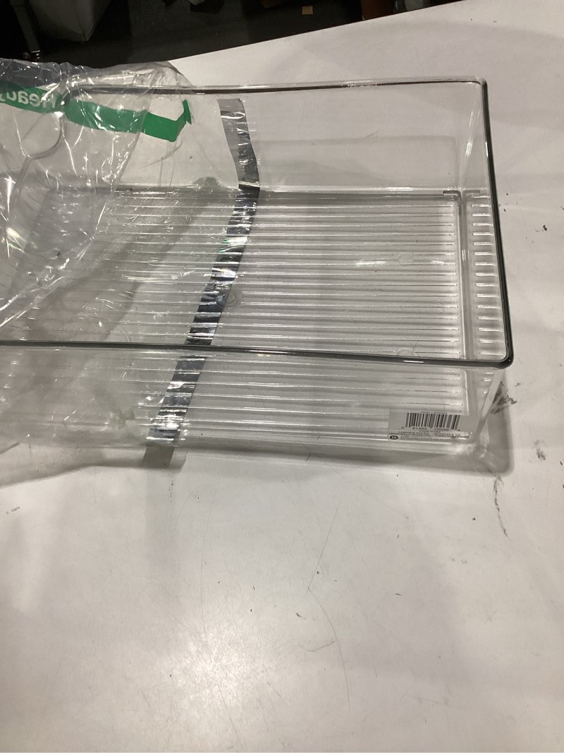 Condition photo showing As Is for idesign water bottle organizer | for fridge or pantry, clear, made in usa pack of 1